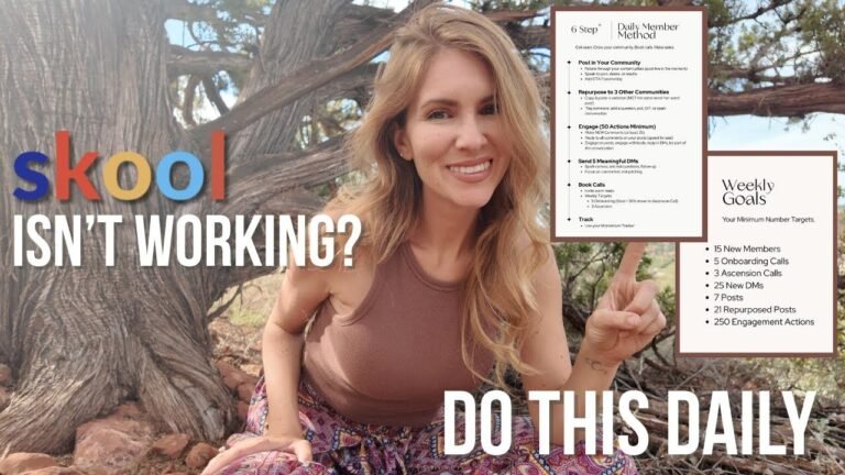 Skool Community Not Converting? 6 Daily Steps to Get Clients